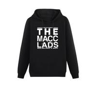 Tylko The Macc Lads Beer Sex Chips N Gravy Black Hoodies Printed Sweatshirt Graphic Mens Pullover Hooded XL