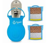 Tylola Bath Tap Water Filter - Removes Chlorine & Fluoride, 2 Cartridges | Bath filter with activated alumina & zeolite media to reduce fluoride, chlorine, odours & impurities for cleaner bath water.