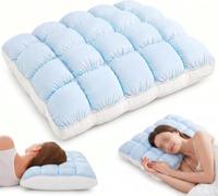 tylxayoxa Cooling Marshmallow Pillow For Adults,Mellow Puff Cloud Sleep Pillows,Quilted Cool-Touch Bed,Breathable High Resilience