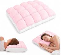 tylxayoxa Cooling Marshmallow Pillow For Adults,Mellow Puff Cloud Sleep Pillows,Quilted Cool-Touch Bed,Breathable High Resilience
