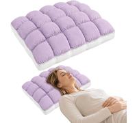 tylxayoxa Marshmallow Pillow Soft Supportive Grid Cloud Sleeping | Pineapple For Living Room, Car, Dormitory, Office