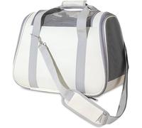 tylxayoxa Pet Carrier Bag, Airline Approved Cat Carriers, Breathable Mesh, Travel Bag To Protect Pet Privacy, Suitable For Long And Short Trips (Color : White, Size : 35 * 26 * 30)