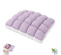 tylxayoxa Pineapple Pillow Breathable Cloud Grid Soft Supportive Sleeping | Marshmallow Puff For Living Room, Car, Dormitory, Office