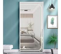 tylxayoxa Reinforced Pet Screen Door Pets Proof Screen Door With Zipper Sliding Door Pet Screen Door Net Full Frame Seal For Living Room Bedroom Patio Doors Fits Door(95x200cm)