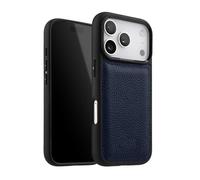 TYLYJSU Ultra Thin Case for Iphone 17Pro Max/17/17Pro/17Air, Genuine Leather Cover with Screen Camera Protection Premium Business Shell,Blue,17pro Max