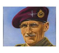 Tymim Faces WWII War UK General Montgomery Large Print Poster Wall Art Decor Picture