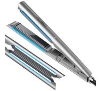 TYMO Hair Straightener - New-Gen Flat Iron and Curler, 1 inch, Metal Grey