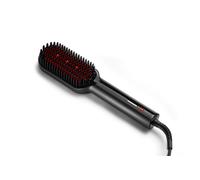 TYMO Ionic Plus Hair Straightener Brush, 16 Temperature Settings, Smart T-Sensor Tech, Larger Design for Thick Hair, Travel Friendly, Black