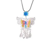 TYMONT S925 Sterling Silver Butterfly Pendant - Versatile Fashion Jewelry Birthday Gift for Girlfriend Or Wife,Silver,pendant + 70cm chain