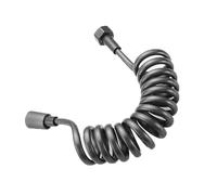 TYMYW Bidet Hose for Toilet Flexible Shower Hose Retractable Shower Hose Spiral Hose Bidet Sprayer Spring Hose,Grey,5M