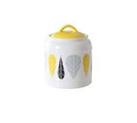 TYMYYS/ Cookie Jars For Kitchen Counter, Flour And Sugar Containers Ceramic, Kitchen Canisters For Countertop, Ceramic Airtight Jar-yellow-750ml/26.5oz