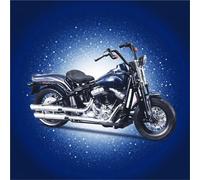 TYNBV Motorbike Collectible Model 1:18 For Harley FLSTSB Cross For Bones 2008 Static Die Casting Model Alloy Toy Collection Motorcycle