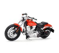 TYNBV Motorbike Collectible Model 1:18 For Harley For Davidson 2016 Breakout Motorcycle Model Die Cast Vehicles Collectible Toys(Orange)