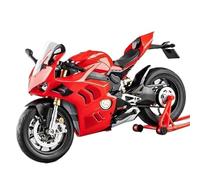 TYNBV Motorbike Collectible Model 1/9 For DUCATI V4S Motorcycle Simulation Diecast Metal Alloy Model Sound And Light Collection Toy Gifts