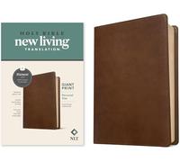 Tyndale House Publishers NLT Personal Size Giant Print Bible, Filament Edition, Brown: New Living Translation, Rustic Brown, Leatherlike, Personal Size, Giant Print