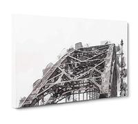 Tyne Bridge in Gateshead Newcastle Canvas Print | Gallery Wrapped 30mm Frame Wall Art | 30x20 inches | Ready to Hang | Abstract Cityscape Picture | Living Room Bedroom Lounge Office