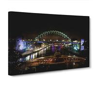 Tyne Bridge Newcastle Canvas Wall Art Print 30x20 Inch