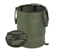 TYNJKJDM 91L Collapsible Trash Can Yard Garden Bag for Pop-Up Trash Can, Recycling Bin,Yard Waste Container,RV Camping Waste Bin,Laundry Hamper,Lawn Grass,Leaf Bag (Green, Small)