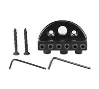 Tynmoel 1 Set 6-String Guitar Strings Lock Nut Set Headless Electric Guitar String Locking Nut Set Guitar Strings Lock Nut Set Guitar Bridge Accessories