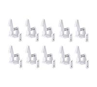 Tynmoel 10Pcs Cabinet Locks Magnetic Drawer Cupboard Lock Kids Adhesive Proof Cabinet Locks White