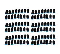Tynmoel 18-Pin Carbon Fiber Finger Sleeves for Mobile Games Press Screen Finger Sleeves(96 Pcs)