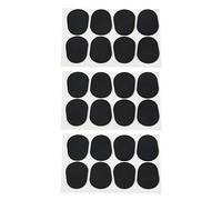 Tynmoel 24Pcs Alto/Tenor Saxophone Sax Mouthpiece Patches Pads Cushions Black-0.8mm