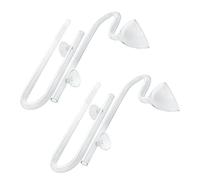 Tynmoel 2X 16 mm Aquarium Glass Inflow Outflow Lily Pipe Tube Fish Tank Aquatic Water Plant Canister Filter Suction Cup Hose Set