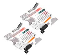 Tynmoel 2X Guitar Tool Kit Repairing Maintenance Tools String Organizer String Action Ruler Gauge Measuring Tool Hex Wrench Set