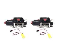 Tynmoel 2X Metal Automatic Winch with 3CH Control Line for 1/10 RC Crawler Car Axial SCX10 TRX4 Upgrade Accessories,2