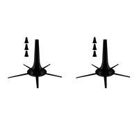Tynmoel 2X New Trumpet Stand Portable Trumpet Holder Foldable Metal with 5 Legs for Trumpets