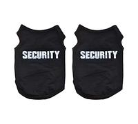 Tynmoel 2X Pet Winter Clothes Puppy Dog Cat Vest T Shirt Coat Dress Sweater Apparel SECURITY, Black S