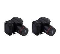 Tynmoel 2X Portable Travel Vlog Camera Photography 16X Digital Zoom 1080P HD SLR Camera Anti-Shake Photo Cameras for Live Stream