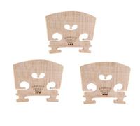 Tynmoel 3X Adjustable Violin Bridge Maple,4/4 Size Violin Fitted Bridge Parts for 4/4 Size Violin