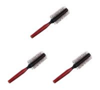 Tynmoel 3X Professional Wavy Curly Hair Brush Comb Hair Care Pin Cushion Roll Round Comb