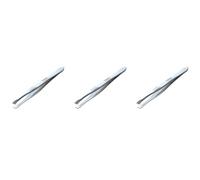 Tynmoel 3X Silver Tone Stainless Steel 3.5 inch Length Tweezer for Eyebrow