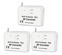 Tynmoel 3X Universal Wireless Wifi to RF Converter Phone Instead Remote Control 240-930Mhz for Smart Home