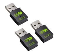 Tynmoel 3X USB WiFi Bluetooth Adapter, 600Mbps Dual Band Wireless Network External Receiver,WiFi Dongle for PC/Laptop/Desktop