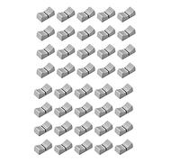 Tynmoel 40Pcs 24mmx11mmx10mm Console Mixer Slider Fader Knobs Replacement for Potentiometer Gray Knob Black Mark