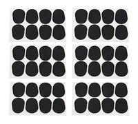 Tynmoel 40Pcs Alto/Tenor Saxophone Sax Mouthpiece Patches Pads Cushions Black-0.8mm