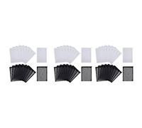 Tynmoel 48 PCS Aquarium Mesh Media Filter Bags, Nylon Media Filter Mesh Bags with Zipper (for Particulate Carbon), Bio Balls