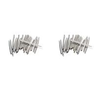 Tynmoel 48Pcs Stainless Steel Guitar Fret Wire 24 Fingerboard Frets 2.7mm for Acoustic Guitar Parts