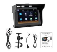 Tynmoel 5 Inch Portable Motorcycle Capacitive Display for Wireless Carplay Android Auto IP65 Waterproof Motorcycle Screen
