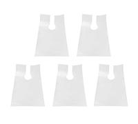 Tynmoel 500Pcs PE Apron Disposable Long Barber Cloth Perm Hair Salon Haircut Hairdressing Cape Shawl 60X90cm