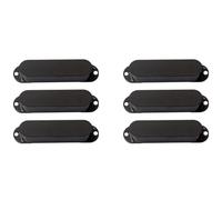 Tynmoel 6X Black Closed Single Coil Pickup Cover Sealed Pickup Covers