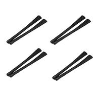 Tynmoel 8Pcs Cajon Brush Telescoping Drum Brushes Nylon Sticks Percussion for Jazz Stick Drum