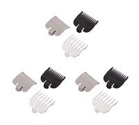 Tynmoel 9 Pieces of Universal Hair Clipper Limit Comb Limit Comb Haircut Tools Electric Clipper Caliper 1.5mm / 3mm / 4.5mm