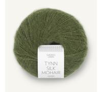 Tynn Silk Mohair By SANDNES GARN - Olivengrønn (9062) - 25 G/Approx. 212 M Wool