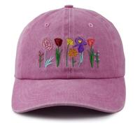 Tynqwegui Garden Hats for Women, Adjustable Cotton Embroidered Gardening Baseball Cap