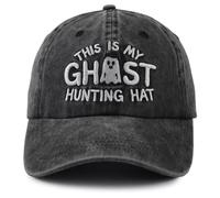 Tynqwegui This is My Ghost Hunting Hat for Men Women, Adjustable Embroidered Cotton Baseball Cap