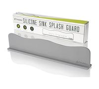 TYOARO Sink Splash Guard Behind Faucet for Kitchen, Silicone Non-Slip Base